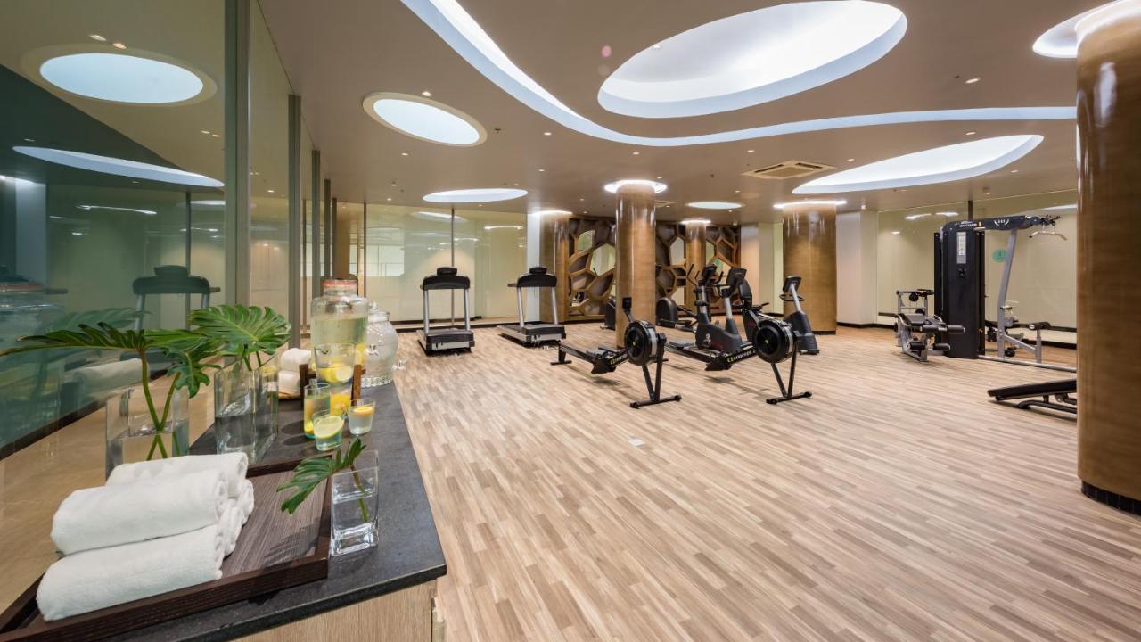 Patong 海滨海滩度假村【SHA Extra Plus】酒店 外观 照片 The gym at the hotel